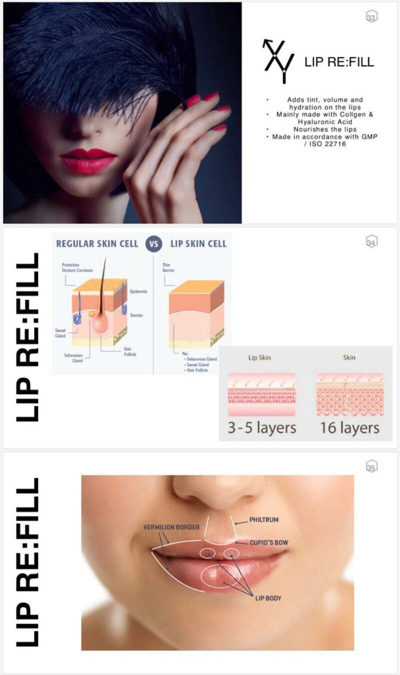 [XY Professional] ReFill Lip Tint BB Glow Treatment Hyaluronic Acid + Collagen buy online