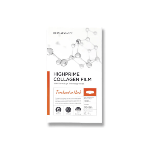 Dermarssance HighPrime Collagen Film Forehead or Neck Pack of 5